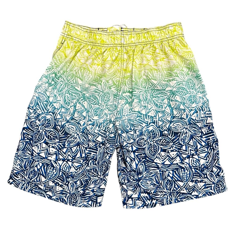 Speedo Mens S Floral Fade Bondi 9" Boardshorts Tropical Ombre Swim Trunks Summer - Picture 3 of 14